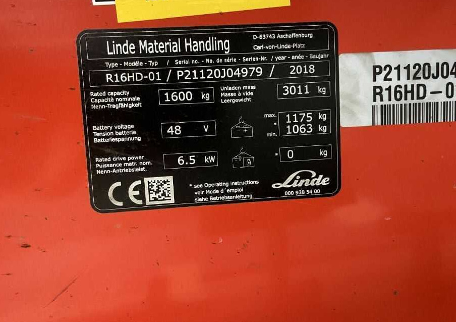 Linde R16HD-01 - Reach truck: picture 4 Linde R16HD-01 - Reach truck: picture 4