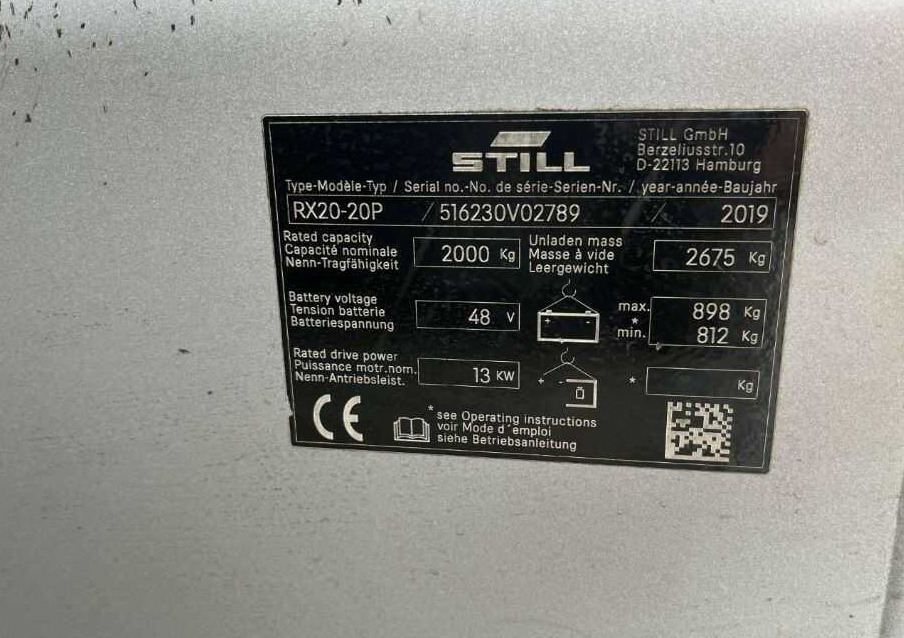Still RX20-20P - Electric forklift: picture 4 Still RX20-20P - Electric forklift: picture 4