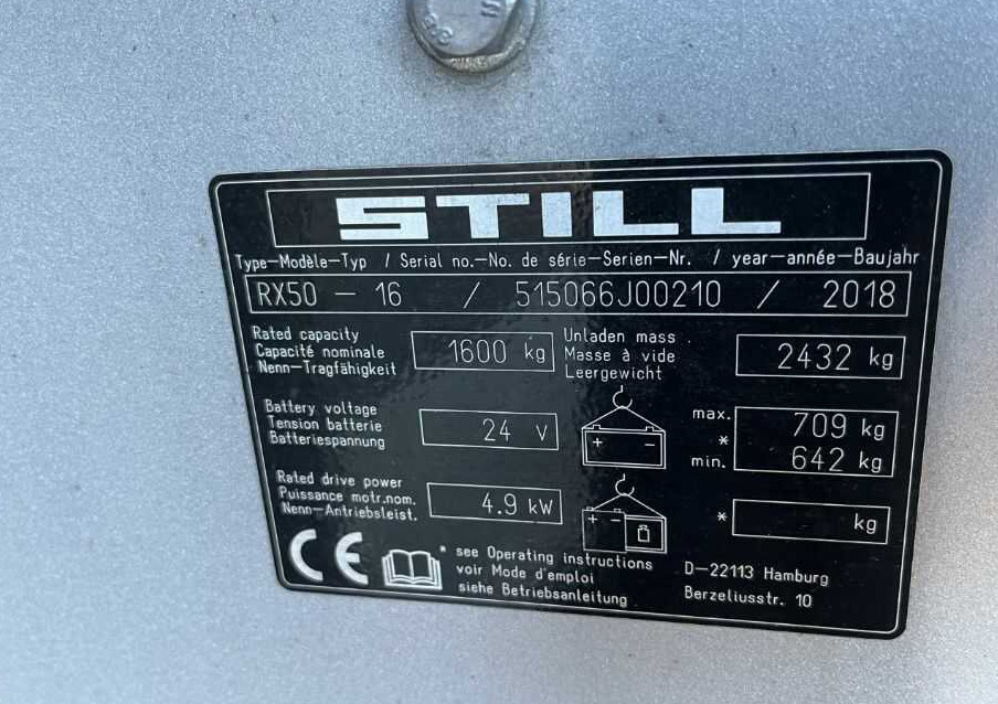 Still RX50-16 - Electric forklift: picture 4 Still RX50-16 - Electric forklift: picture 4