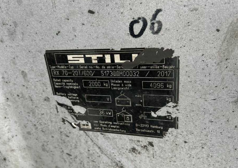 Still RX70-20T/600 - LPG forklift: picture 4 Still RX70-20T/600 - LPG forklift: picture 4