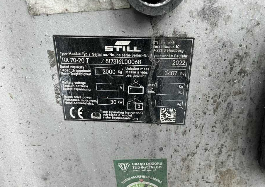 Still RX70-20T - LPG forklift: picture 4 Still RX70-20T - LPG forklift: picture 4