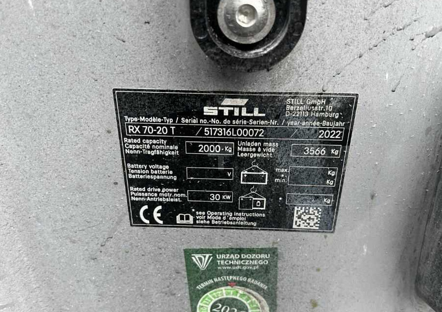 Still RX70-20T - LPG forklift: picture 4 Still RX70-20T - LPG forklift: picture 4