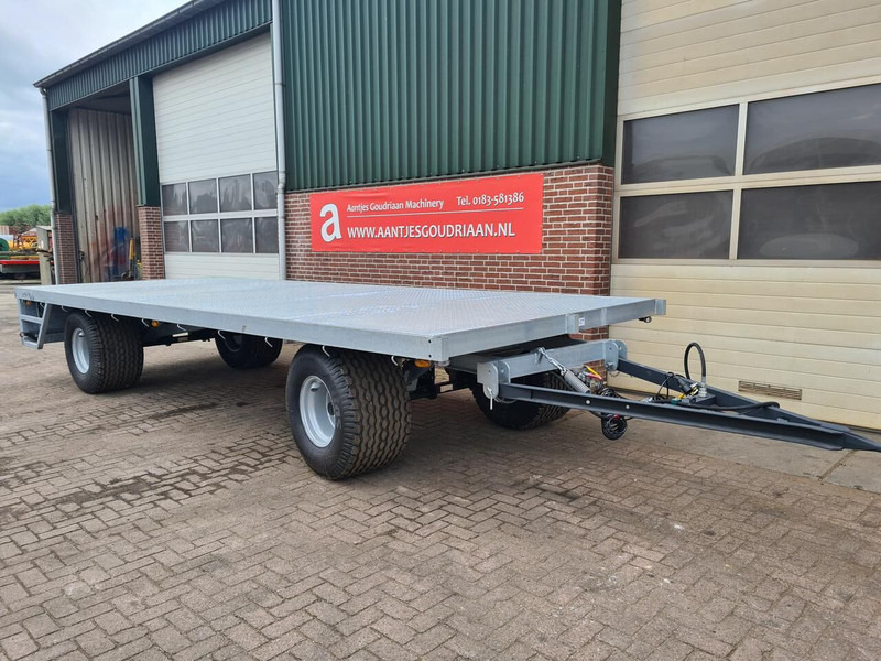 Balenwagen verzinkt - Dropside/ Flatbed trailer: picture 2 Balenwagen verzinkt - Dropside/ Flatbed trailer: picture 2