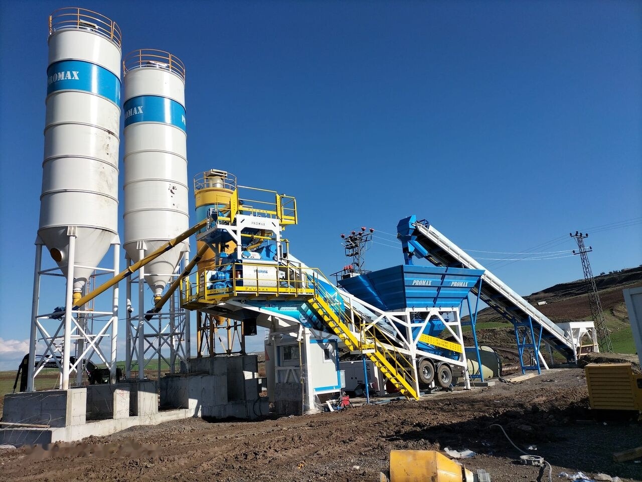 Promax Mobile Concrete Batching Plant PROMAX M100-TWN (100m³/h) - Concrete plant: picture 3 Promax Mobile Concrete Batching Plant PROMAX M100-TWN (100m³/h) - Concrete plant: picture 3