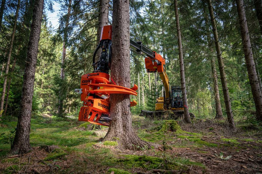 Westtech T4000 Telestufe / lagernd / CS510 crane Westtech T4000 Telestufe / lagernd / CS510 crane - Attachment for Forestry equipment: picture 1 Westtech T4000 Telestufe / lagernd / CS510 crane Westtech T4000 Telestufe / lagernd / CS510 crane - Attachment for Forestry equipment: picture 1