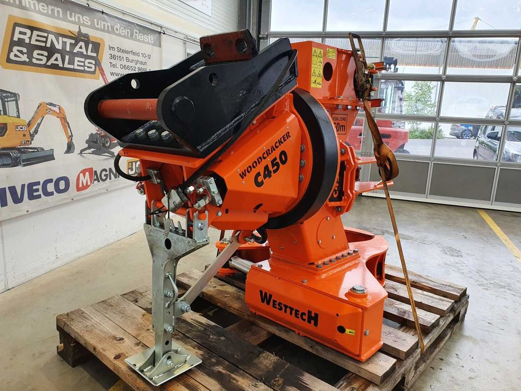 Westtech Woodcracker C450 MS21 Sammler Tiltator - Attachment for Forestry equipment: picture 5 Westtech Woodcracker C450 MS21 Sammler Tiltator - Attachment for Forestry equipment: picture 5