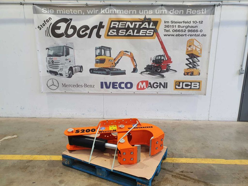 Westtech Woodcracker S200 / Wurzelstockschere - Attachment for Forestry equipment: picture 1 Westtech Woodcracker S200 / Wurzelstockschere - Attachment for Forestry equipment: picture 1