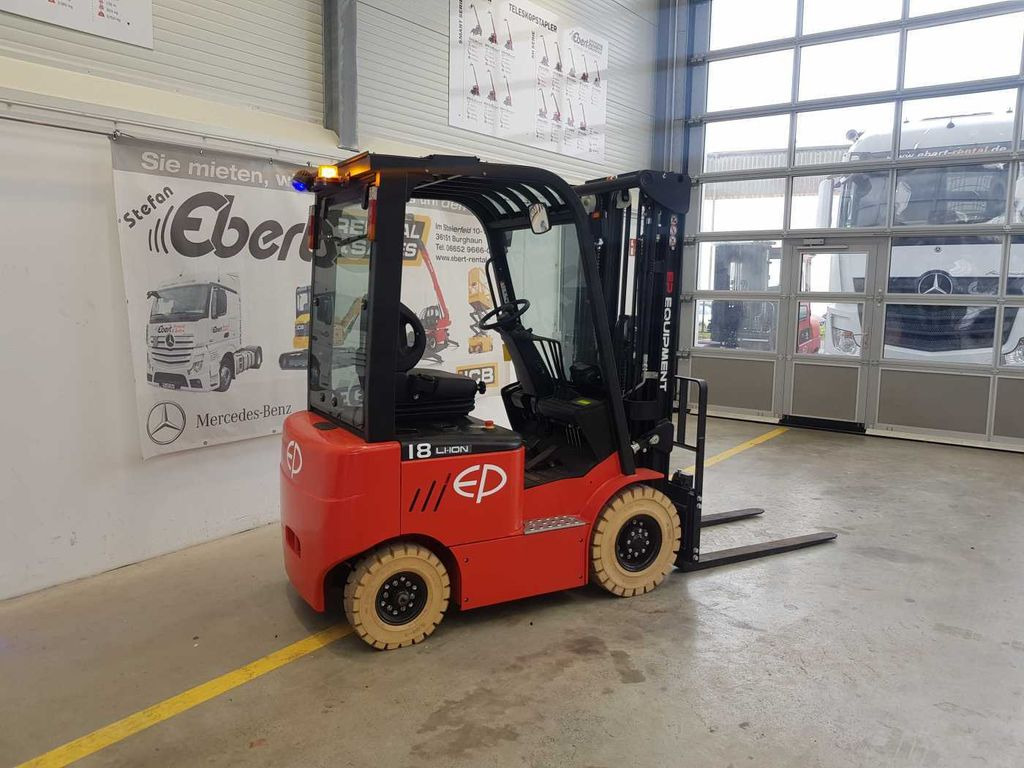New Electric forklift EP Equipment EFL181 / Triplex: 4,80m / SS / Neu EP Equipment EFL181 / Triplex: 4,80m / SS / Neu: picture 8 New Electric forklift EP Equipment EFL181 / Triplex: 4,80m / SS / Neu EP Equipment EFL181 / Triplex: 4,80m / SS / Neu: picture 8