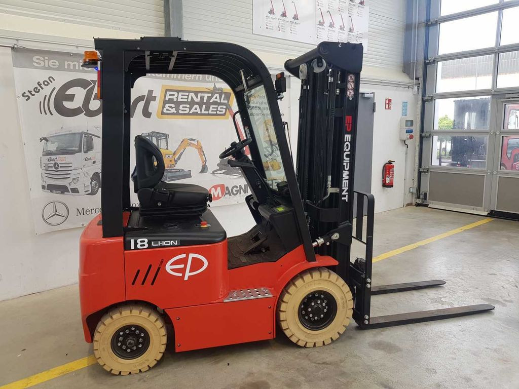 New Electric forklift EP Equipment EFL181 / Triplex: 4,80m / SS / Neu EP Equipment EFL181 / Triplex: 4,80m / SS / Neu: picture 9 New Electric forklift EP Equipment EFL181 / Triplex: 4,80m / SS / Neu EP Equipment EFL181 / Triplex: 4,80m / SS / Neu: picture 9