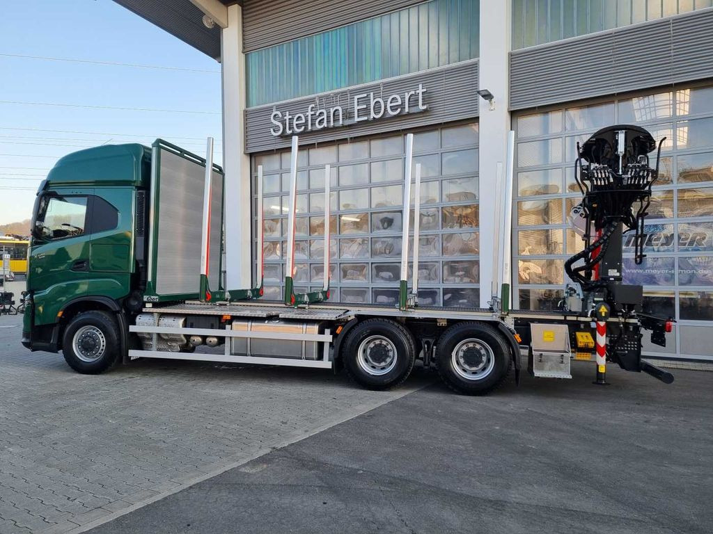 New Timber truck, Crane truck Iveco X-Way AS300X57 Z/P HR ON+ 6x4 (6x6 Hi Traction): picture 15