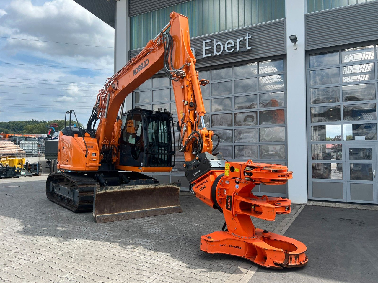 Kobelco ED160 BR-7 / nur 999h! / Woodcracker Löffelpaket - Crawler excavator: picture 3 Kobelco ED160 BR-7 / nur 999h! / Woodcracker Löffelpaket - Crawler excavator: picture 3
