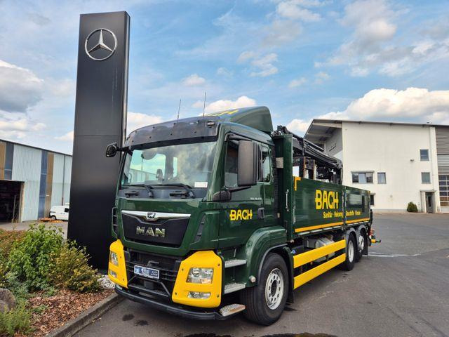 MAN TGS 26.420 6x2-4 LL Hiab 177K PRO 2 Stück - Dropside/ Flatbed truck: picture 2 MAN TGS 26.420 6x2-4 LL Hiab 177K PRO 2 Stück - Dropside/ Flatbed truck: picture 2