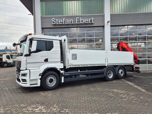 MAN TGS 26.470 6x2-4 LL Palfinger PK19.001 SLD5 Funk - Dropside/ Flatbed truck: picture 4 MAN TGS 26.470 6x2-4 LL Palfinger PK19.001 SLD5 Funk - Dropside/ Flatbed truck: picture 4
