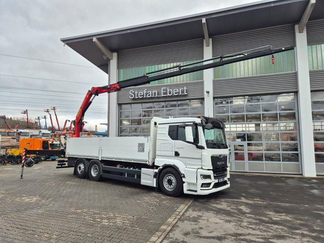 MAN TGS 26.470 6x2-4 LL Palfinger PK19.001 SLD5 Funk - Dropside/ Flatbed truck: picture 1 MAN TGS 26.470 6x2-4 LL Palfinger PK19.001 SLD5 Funk - Dropside/ Flatbed truck: picture 1