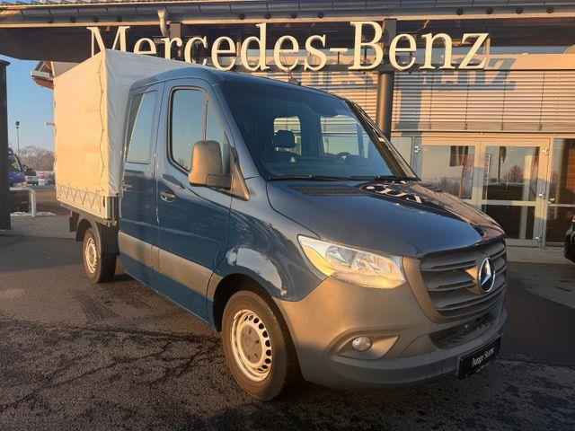 Mercedes-Benz Sprinter 215 CDI DoKa Pritsche Plane AHK Klima - Curtain side truck: picture 1 Mercedes-Benz Sprinter 215 CDI DoKa Pritsche Plane AHK Klima - Curtain side truck: picture 1