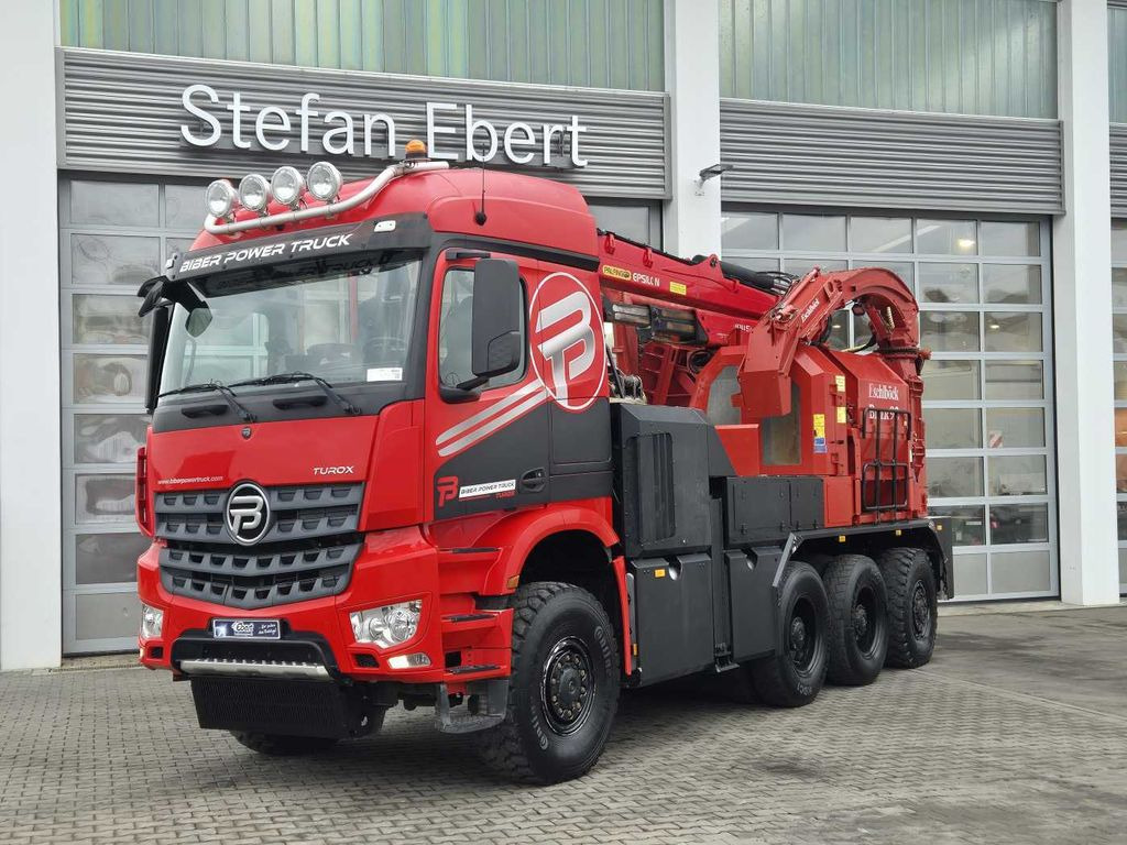 Mercedes-Benz TUROX 8x8 Eschlböck Biber 92 Holzhacker / 1.512h - Timber truck: picture 1 Mercedes-Benz TUROX 8x8 Eschlböck Biber 92 Holzhacker / 1.512h - Timber truck: picture 1