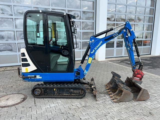 Terex TC16 / 2017 / 1.769h / Löffelpaket / Powertilt - Mini excavator: picture 3 Terex TC16 / 2017 / 1.769h / Löffelpaket / Powertilt - Mini excavator: picture 3