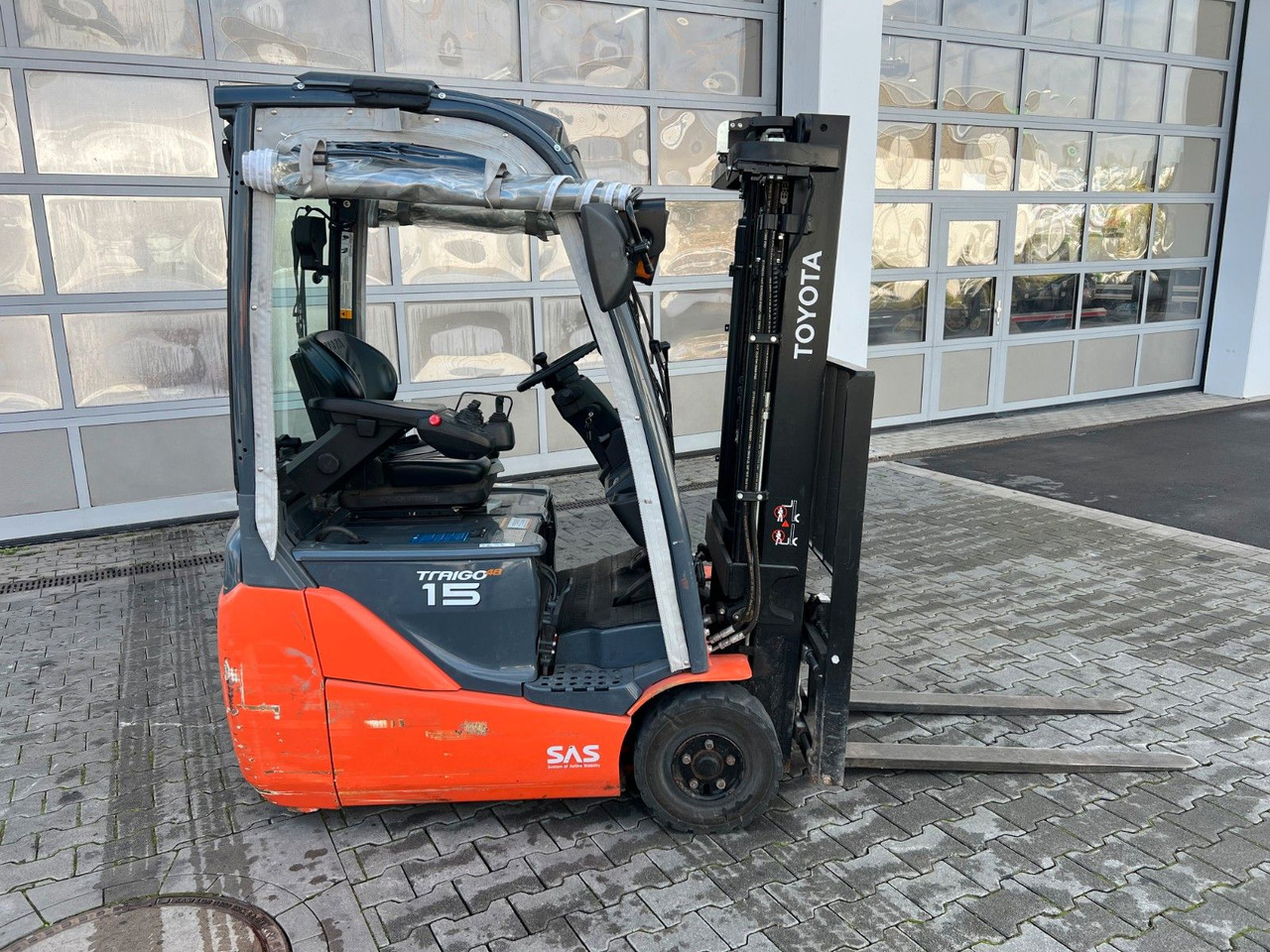 Toyota 8FBET15 / Triplex: 4.30m / nur 1.187h! / SS - Electric forklift: picture 3 Toyota 8FBET15 / Triplex: 4.30m / nur 1.187h! / SS - Electric forklift: picture 3