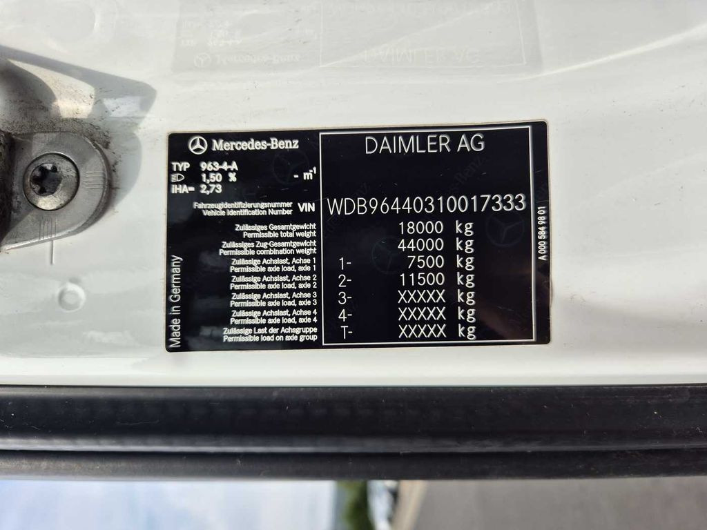 Tractor unit Mercedes-Benz Arocs 1845 LS 4x4 HAD Retarder Hydraulik Navi: picture 15