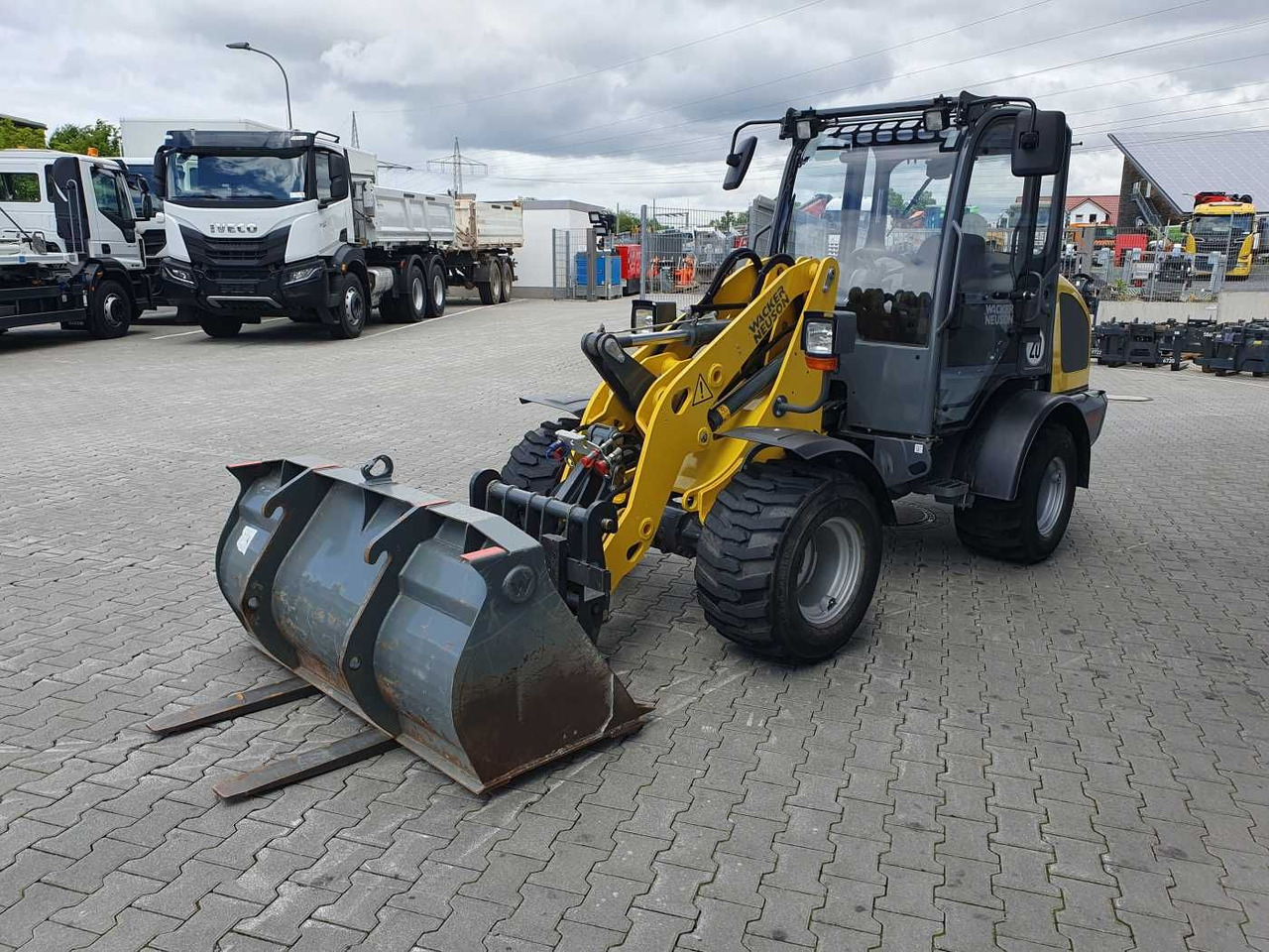 Wheel loader Wacker WL34 (RL40) / Schaufel + Gabel / nur 743h / 62PS: picture 8