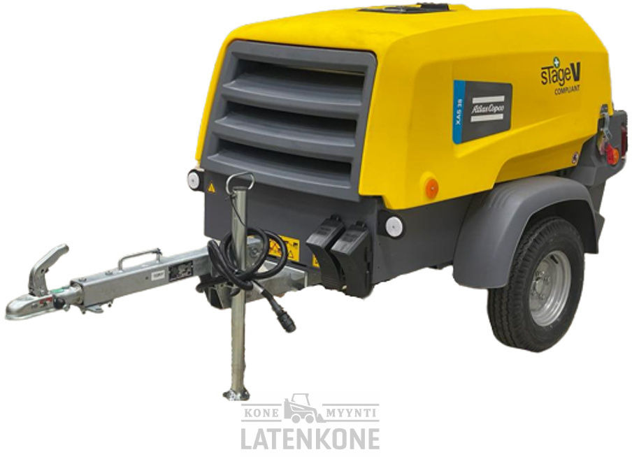 Atlas Copco XAS 38 StV Vaunukompressori UUSI - Air compressor: picture 1 Atlas Copco XAS 38 StV Vaunukompressori UUSI - Air compressor: picture 1