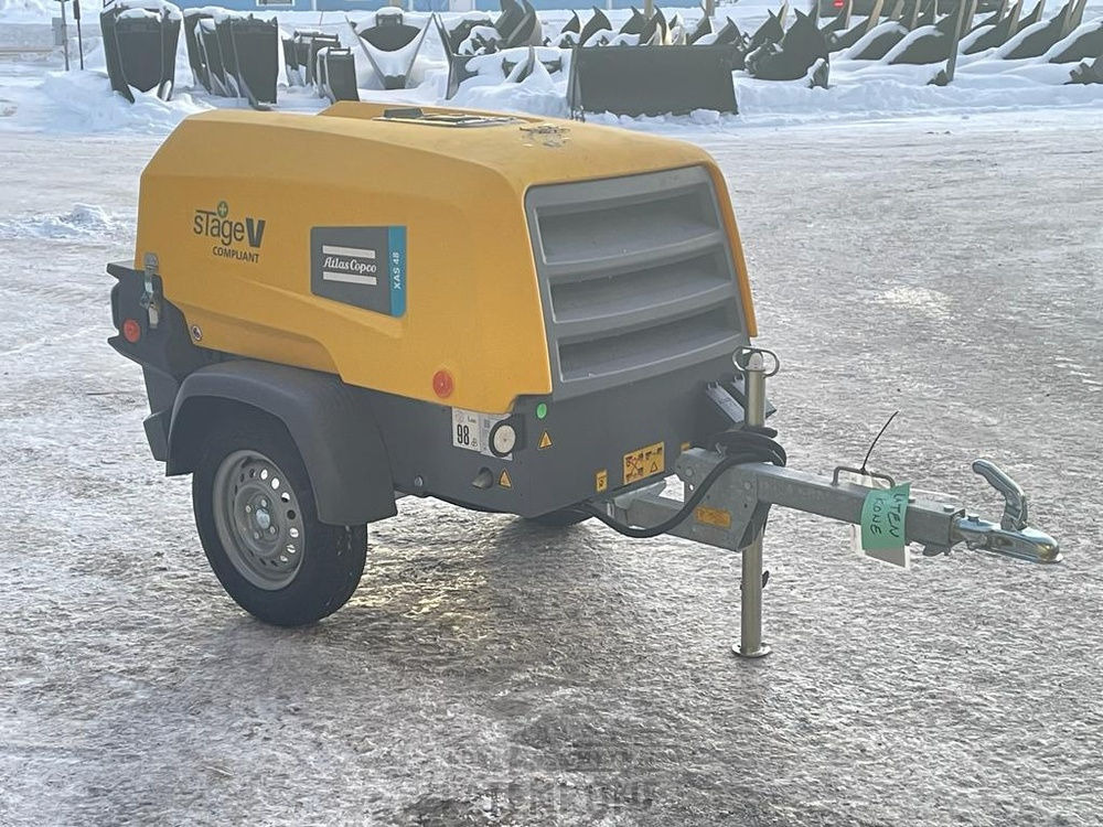 Air compressor Atlas Copco XAS 48 StV Vaunukompressori UUSI: picture 6