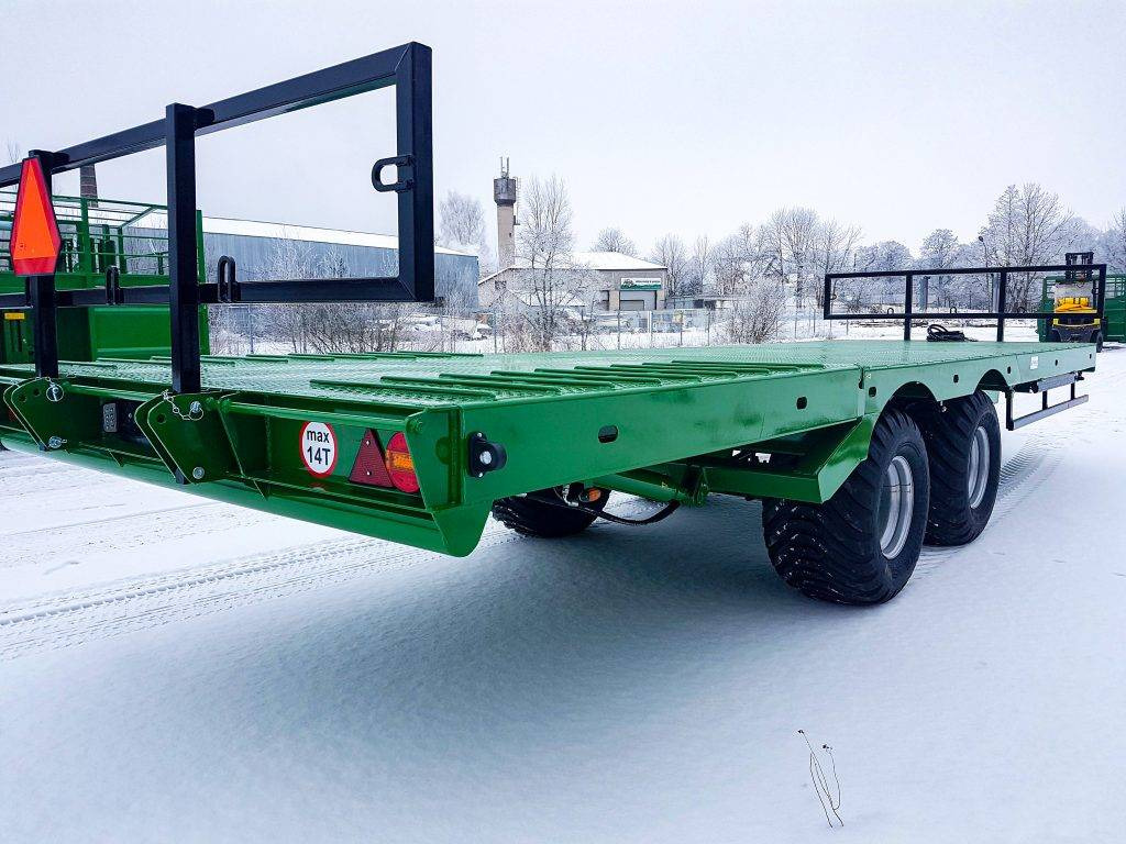 Dinapolis hydraulic bale trailer 14t, RPT-8000 - Farm platform trailer: picture 4 Dinapolis hydraulic bale trailer 14t, RPT-8000 - Farm platform trailer: picture 4