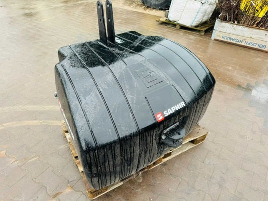 Saphir BALAST do ciągnika SAPHIR 1500 kg, 2022 rok produkcji - Counterweight for Farm tractor: picture 3 Saphir BALAST do ciągnika SAPHIR 1500 kg, 2022 rok produkcji - Counterweight for Farm tractor: picture 3