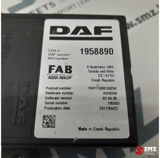 DAF Occ ECU CDS4 regeleenheid DAF - ECU for Truck: picture 5 DAF Occ ECU CDS4 regeleenheid DAF - ECU for Truck: picture 5