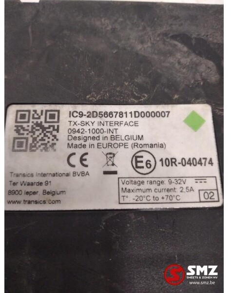 Diversen Occ ECU Mercedes Actros TX Sky interface 0942-1000 - ECU for Truck: picture 2 Diversen Occ ECU Mercedes Actros TX Sky interface 0942-1000 - ECU for Truck: picture 2