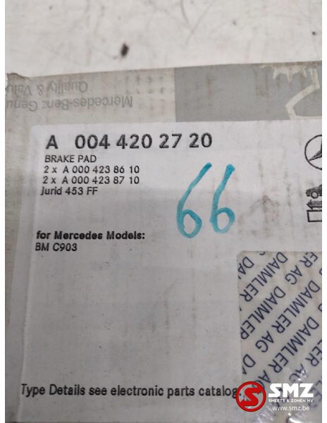 Mercedes-Benz Set remblokken mercedes sprinter w903 a0044202720 - Brake pads for Truck: picture 2 Mercedes-Benz Set remblokken mercedes sprinter w903 a0044202720 - Brake pads for Truck: picture 2