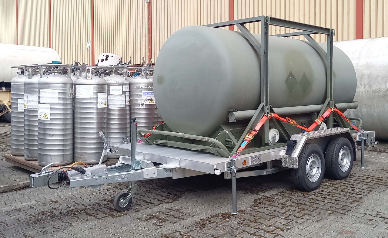 CRYOBASE Gas tank cryogenic trailer used for nitrogen, oxygen, argon - Tanker trailer: picture 1 CRYOBASE Gas tank cryogenic trailer used for nitrogen, oxygen, argon - Tanker trailer: picture 1
