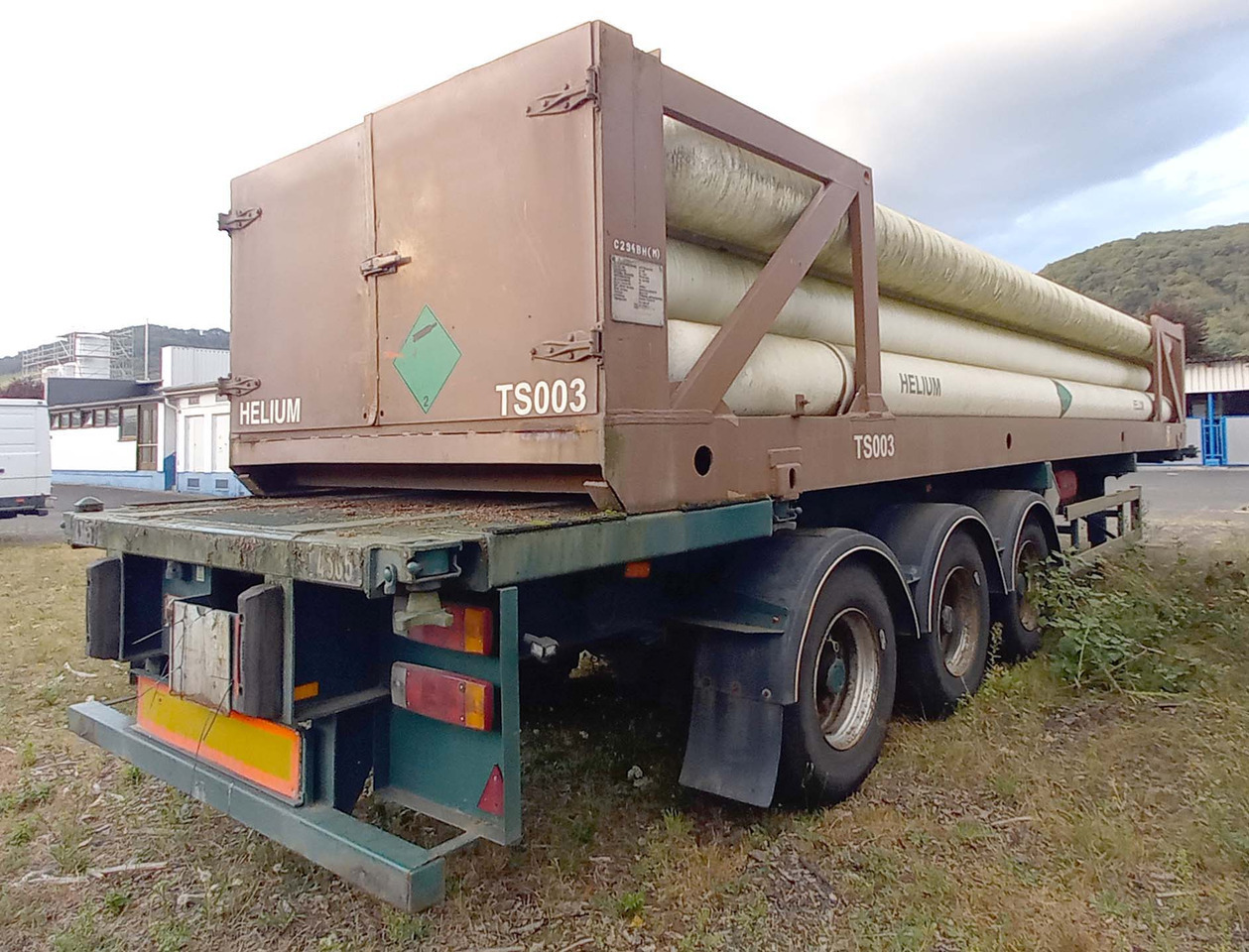 FRUEHAUF Gas tank tube semi-trailer used for compressed helium, hydrogen, Wasserstoff - Tanker semi-trailer: picture 3 FRUEHAUF Gas tank tube semi-trailer used for compressed helium, hydrogen, Wasserstoff - Tanker semi-trailer: picture 3