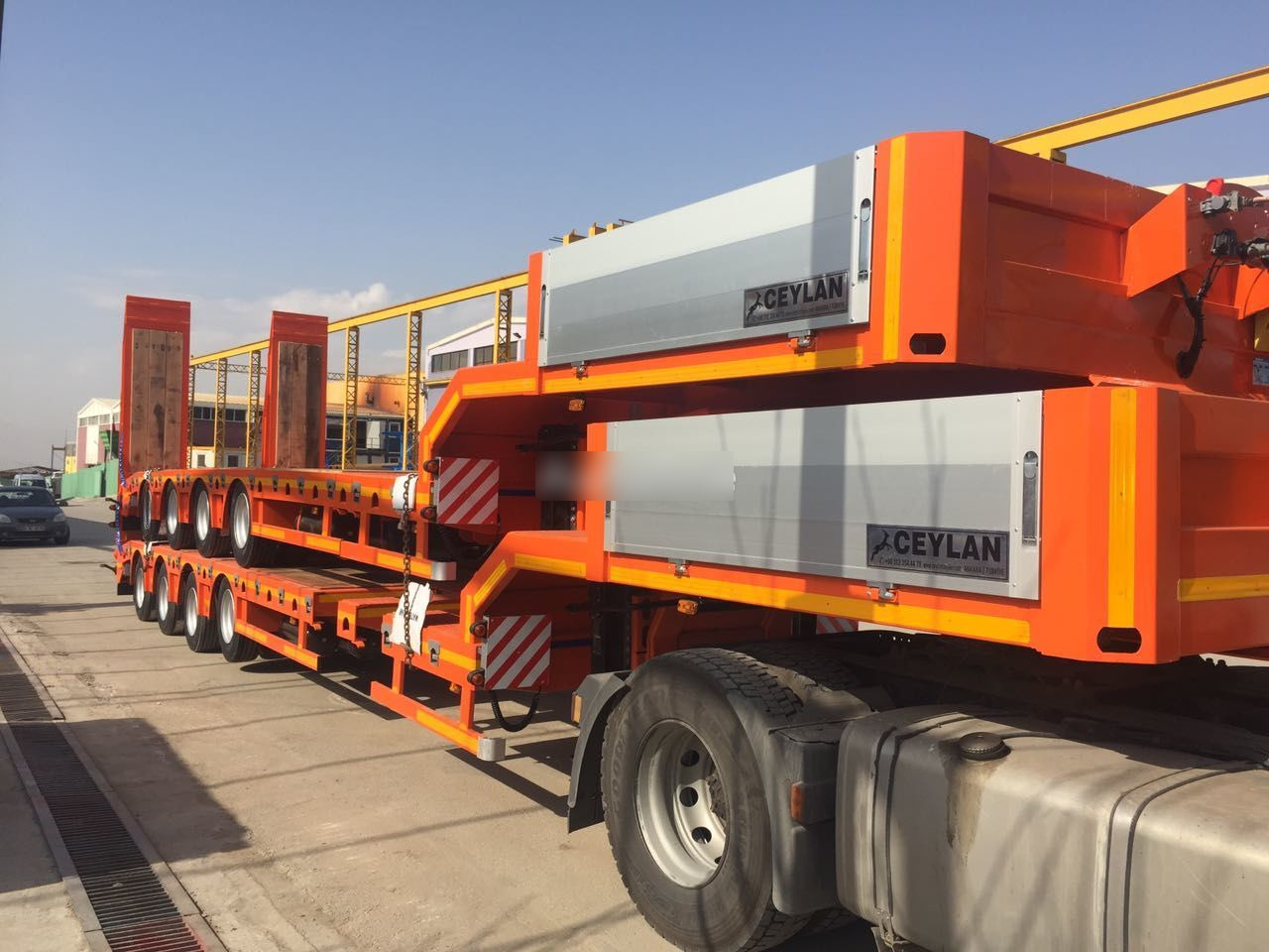 New Low loader semi-trailer CEYLAN 4 AXLES STANDART & EXTENDABLE LOWBED: picture 14 New Low loader semi-trailer CEYLAN 4 AXLES STANDART & EXTENDABLE LOWBED: picture 14