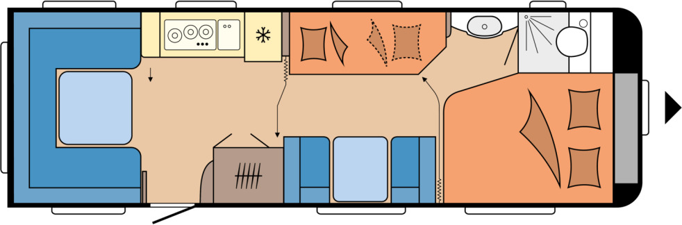 Hobby PRESTIGE 720 UKFe - Caravan: picture 1 Hobby PRESTIGE 720 UKFe - Caravan: picture 1