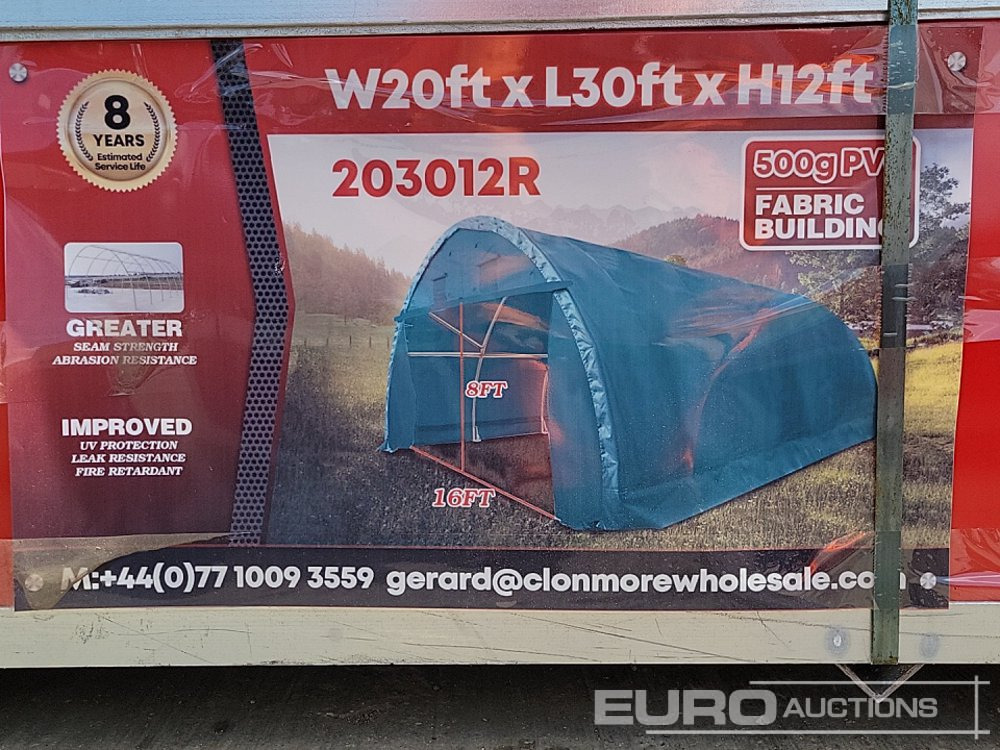 20' x 30' x 12' Dome Shelter - Construction container: picture 1 20' x 30' x 12' Dome Shelter - Construction container: picture 1
