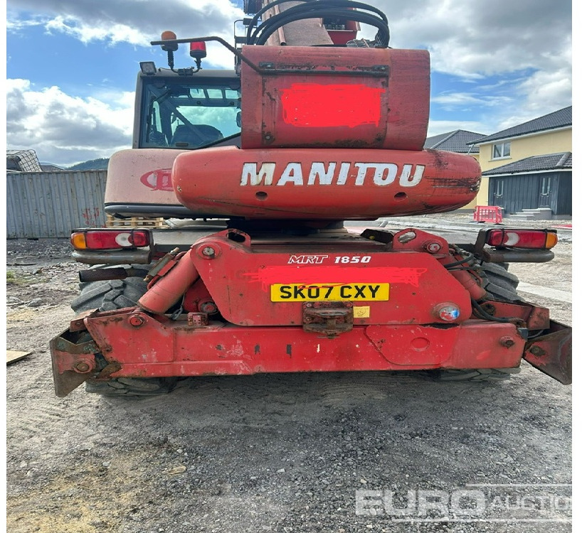 2007 Manitou MRT1850 - Telescopic handler: picture 2 2007 Manitou MRT1850 - Telescopic handler: picture 2