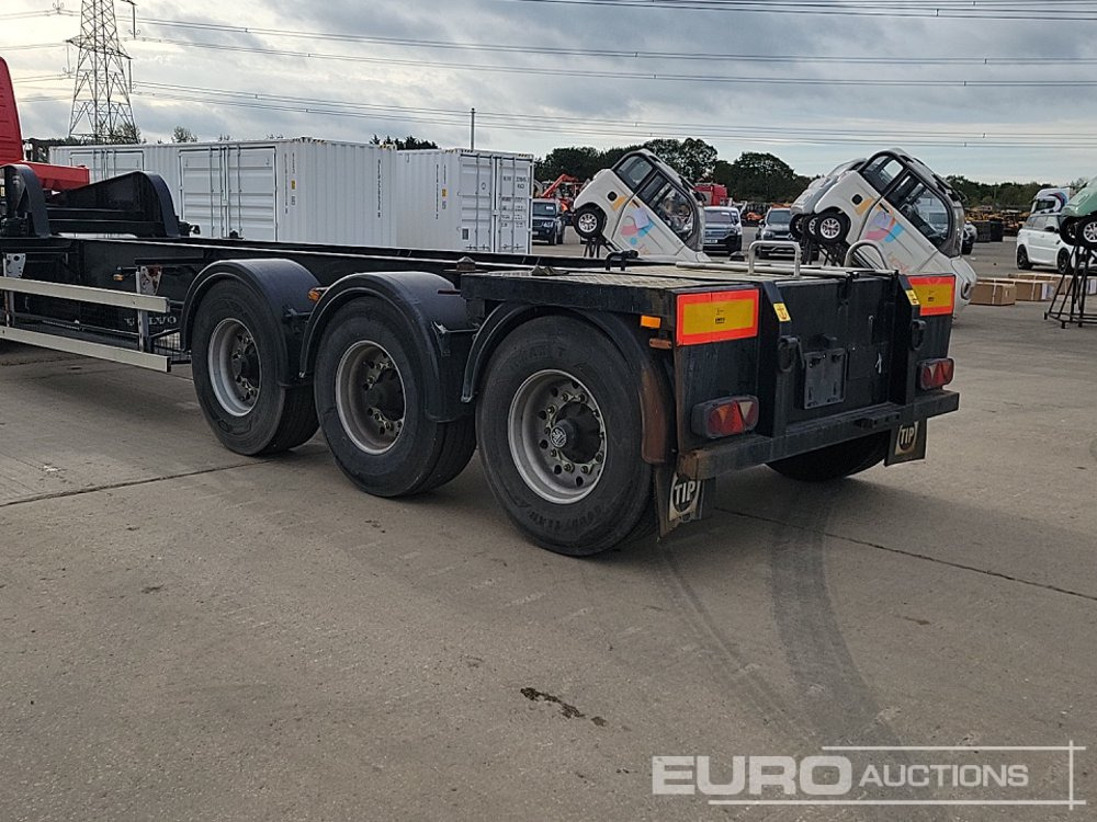 2007 SDC Trailers Ltd Tri Axle Skeleton Trailer, Twist Locks - Dropside/ Flatbed semi-trailer: picture 3 2007 SDC Trailers Ltd Tri Axle Skeleton Trailer, Twist Locks - Dropside/ Flatbed semi-trailer: picture 3