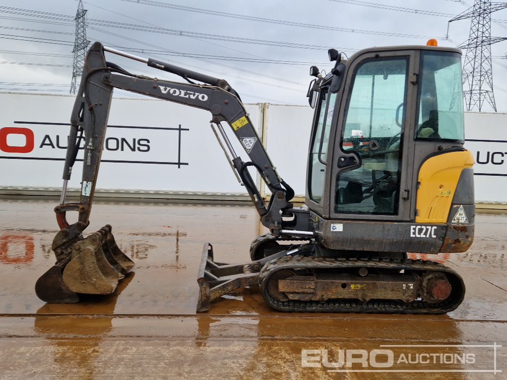 2011 Volvo EC27C - Mini excavator: picture 2 2011 Volvo EC27C - Mini excavator: picture 2
