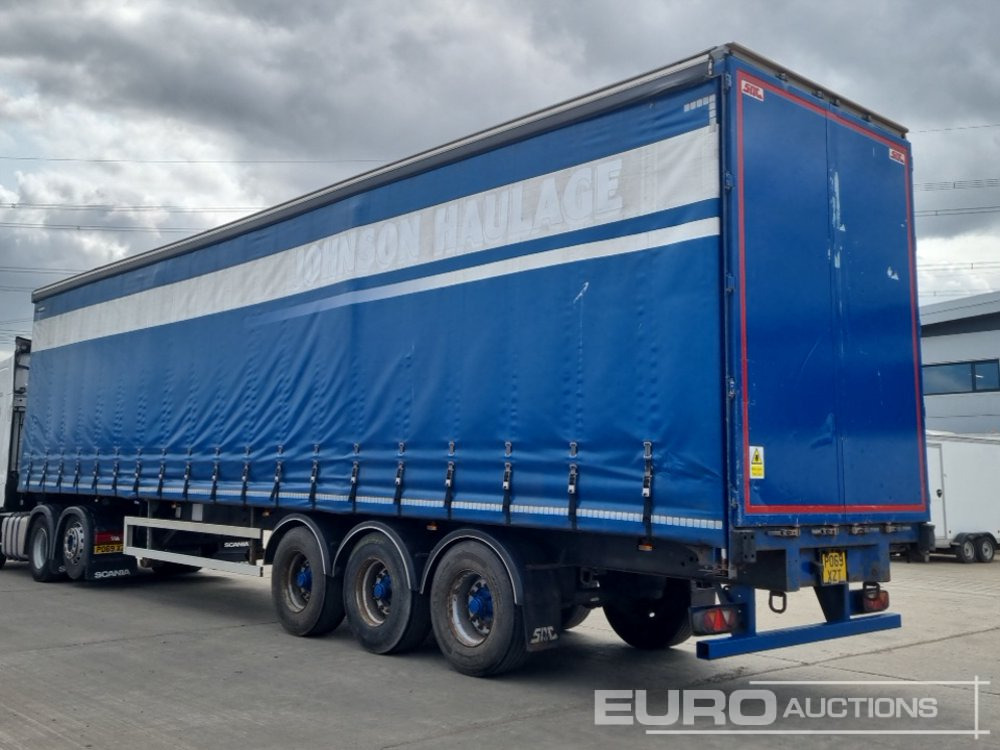 2012 SDC Tri Axle Curtainsider Trailer (Plating Certificate Available) - Curtainsider semi-trailer: picture 3 2012 SDC Tri Axle Curtainsider Trailer (Plating Certificate Available) - Curtainsider semi-trailer: picture 3