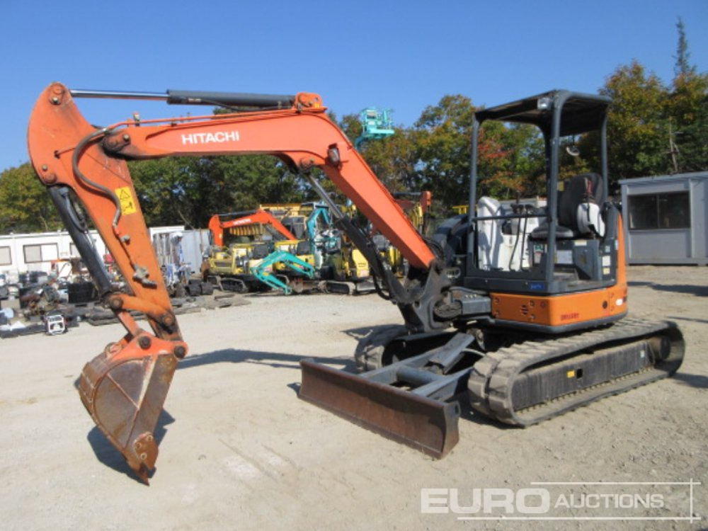 2013 Hitachi ZX40U-5A Rubber Tracks, Blade, Offset, Piped, Bucket - Mini excavator: picture 3 2013 Hitachi ZX40U-5A Rubber Tracks, Blade, Offset, Piped, Bucket - Mini excavator: picture 3