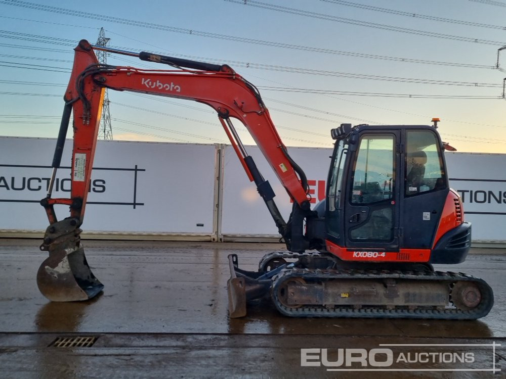 2013 Kubota KX080-4 - Mini excavator: picture 2 2013 Kubota KX080-4 - Mini excavator: picture 2