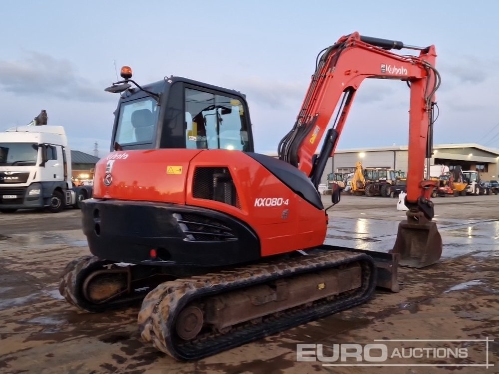 2014 Kubota KX080-4 - Mini excavator: picture 5 2014 Kubota KX080-4 - Mini excavator: picture 5