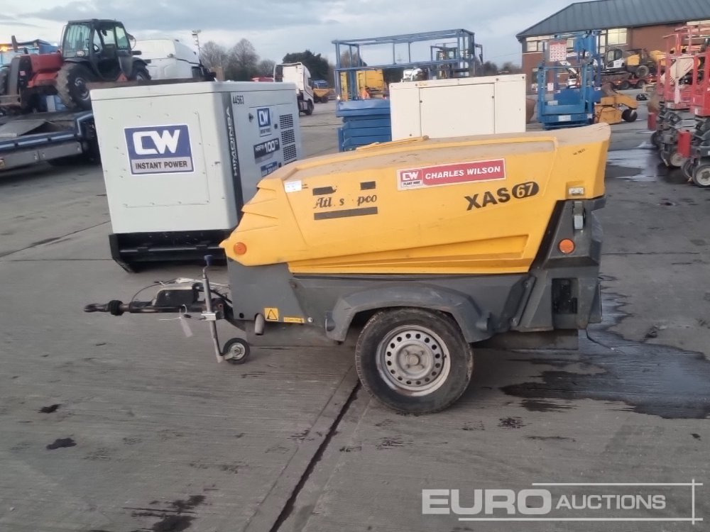 2015 Atlas Copco XAS67KD 130CFM - Air compressor: picture 2 2015 Atlas Copco XAS67KD 130CFM - Air compressor: picture 2