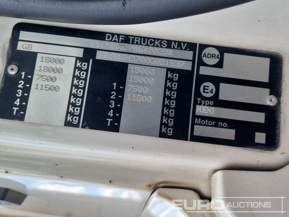 Box truck 2015 DAF CF250: picture 47