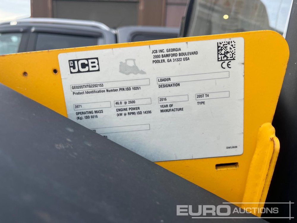 2016 JCB 205T - Skid steer loader: picture 5 2016 JCB 205T - Skid steer loader: picture 5
