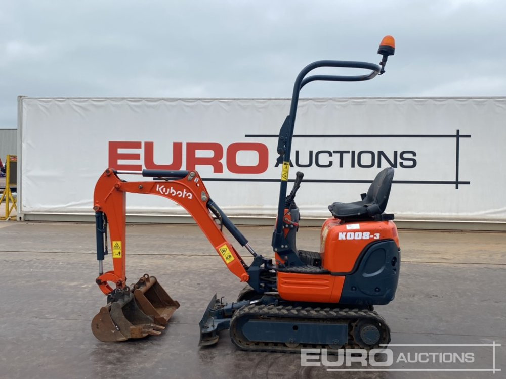2016 Kubota K008-3 - Mini excavator: picture 2 2016 Kubota K008-3 - Mini excavator: picture 2