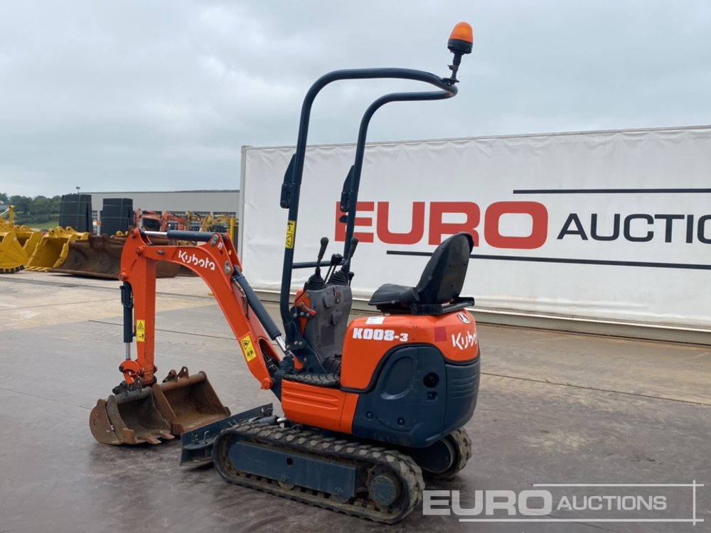 2016 Kubota K008-3 - Mini excavator: picture 3 2016 Kubota K008-3 - Mini excavator: picture 3