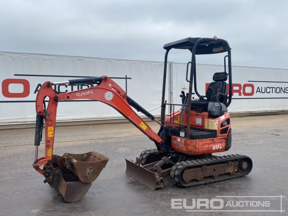2016 Kubota U17-3CL - Mini excavator: picture 1 2016 Kubota U17-3CL - Mini excavator: picture 1