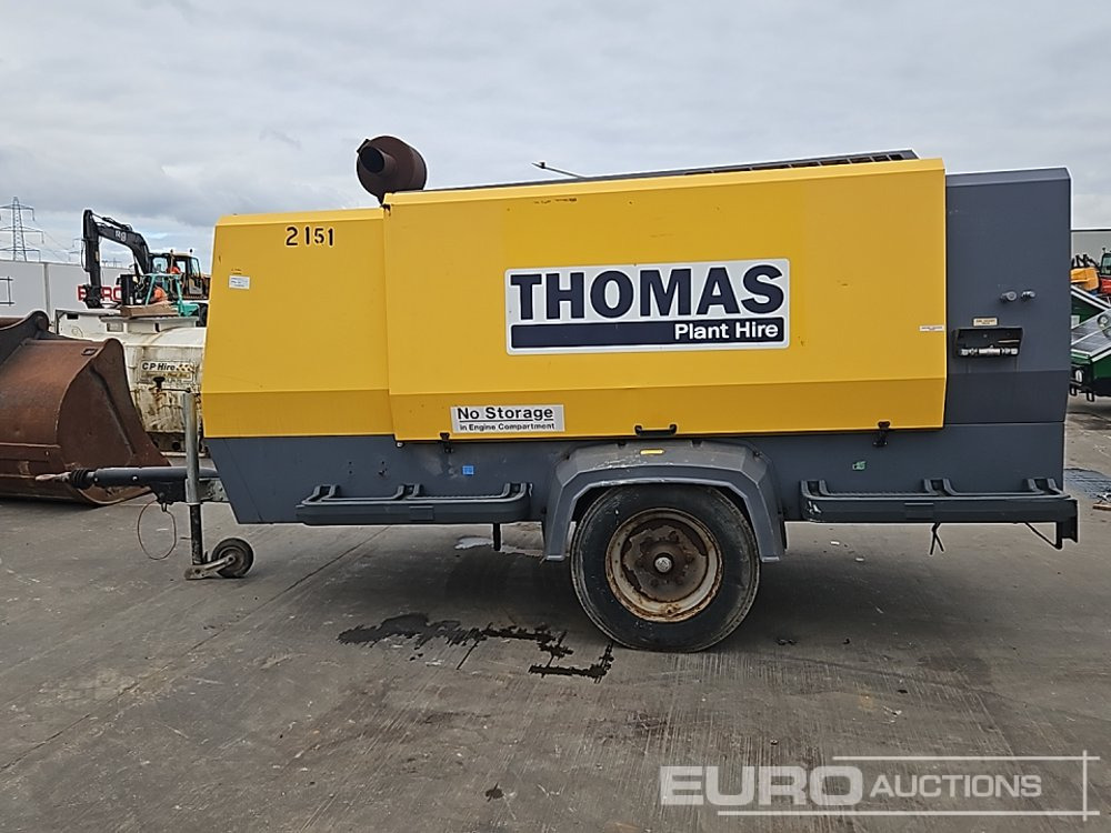 2017 Atlas Copco XAHS 237 500CFM - Air compressor: picture 2 2017 Atlas Copco XAHS 237 500CFM - Air compressor: picture 2